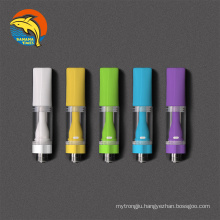 Canada wholesale full ceramic vaporizer cartridge .5ml 1ml vape pen cartridge Authentic ceramic empty vape cartridge